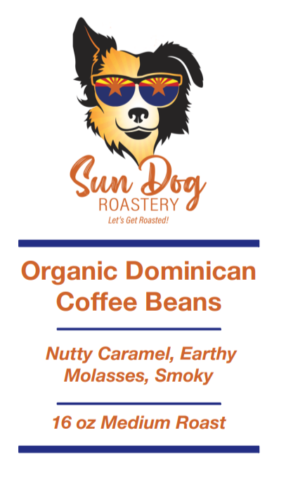 Organic Dominican Republic Roasted Whole Coffee Beans