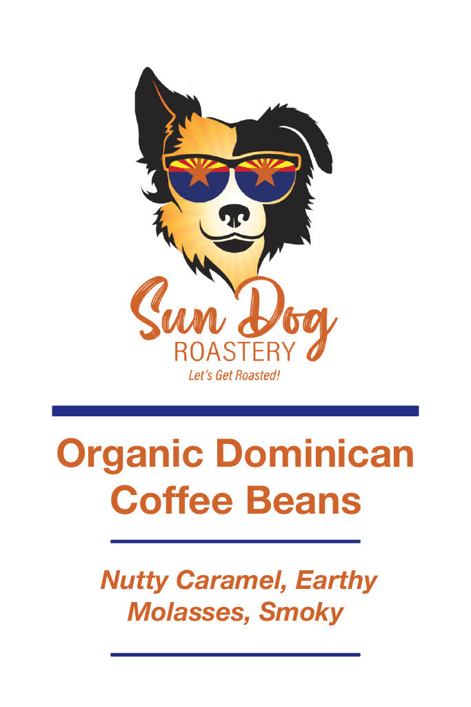 Organic Dominican Republic Roasted Whole Coffee Beans