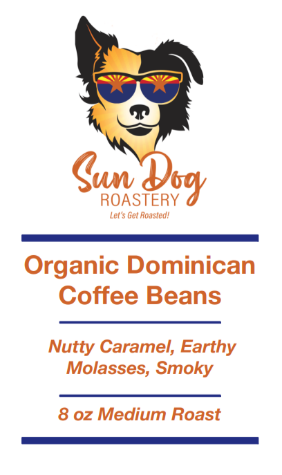 Organic Dominican Republic Roasted Whole Coffee Beans