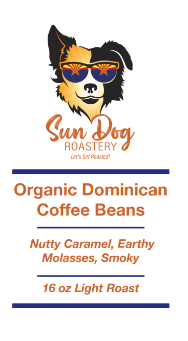 Organic Dominican Republic Roasted Whole Coffee Beans