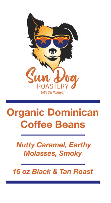 Organic Dominican Republic Roasted Whole Coffee Beans