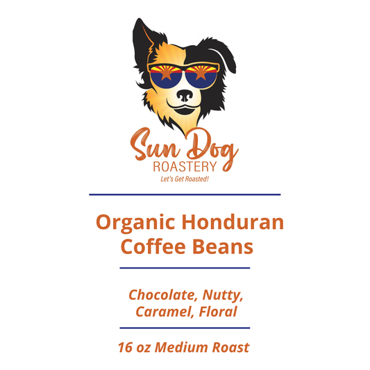 Organic Honduran Roasted Whole Coffee Beans